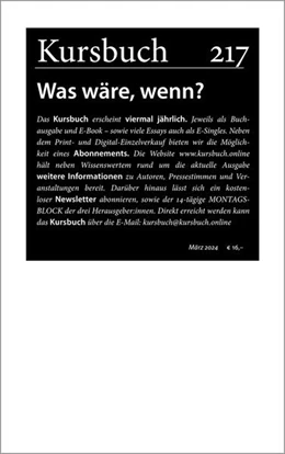 Abbildung von Nassehi / Felixberger | Kursbuch 217 | 1. Auflage | 2024 | beck-shop.de