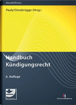 Abbildung von Pauly / Osnabrügge (Hrsg.) | Handbuch Kündigungsrecht | 6. Auflage | 2024 | beck-shop.de