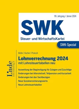 Abbildung von Müller / Kocher | SWK-Spezial Lohnverrechnung 2024 | 1. Auflage | 2024 | beck-shop.de