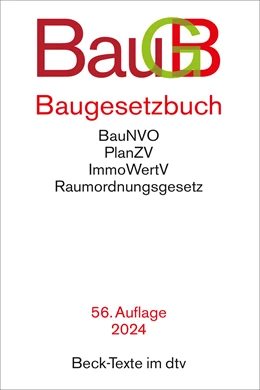 Abbildung von Baugesetzbuch: BauGB | 56. Auflage | 2024 | 5018 | beck-shop.de