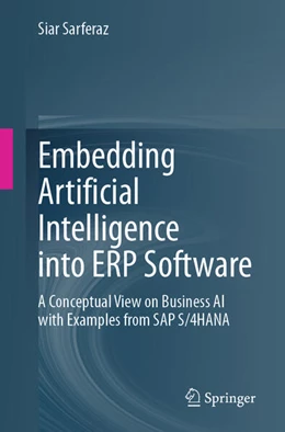 Abbildung von Sarferaz | Embedding Artificial Intelligence into ERP Software | 1. Auflage | 2024 | beck-shop.de