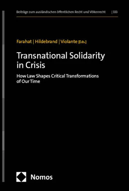 Abbildung von Farahat / Hildebrand | Transnational Solidarity in Crisis | 1. Auflage | 2024 | 333 | beck-shop.de