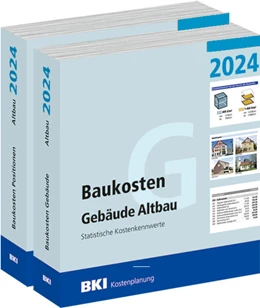 Abbildung von BKI Baukosteninformationszentrum Deutscher Architektenkammern | BKI Baukosten Gebäude + Positionen Altbau 2024 | 1. Auflage | 2024 | beck-shop.de