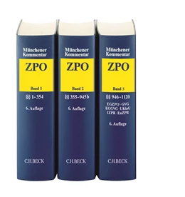Abbildung von Münchener Kommentar zur Zivilprozessordnung: ZPO | 7. Auflage | | beck-shop.de