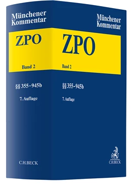 Abbildung von Münchener Kommentar zur Zivilprozessordnung: ZPO, Band 2: §§ 355-945b | 7. Auflage | 2025 | beck-shop.de