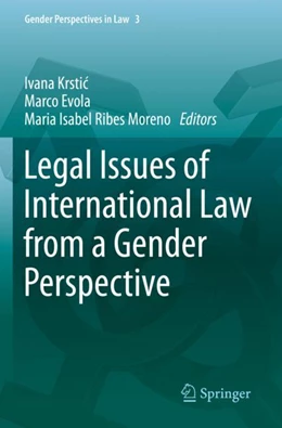 Abbildung von Krstic / Evola | Legal Issues of International Law from a Gender Perspective | 1. Auflage | 2024 | beck-shop.de