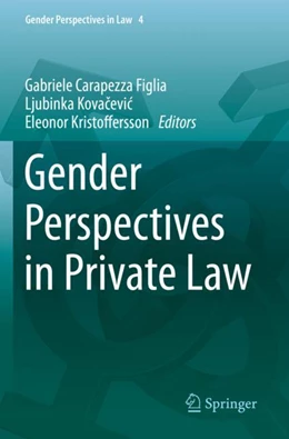 Abbildung von Carapezza Figlia / Kovacevic | Gender Perspectives in Private Law | 1. Auflage | 2024 | beck-shop.de