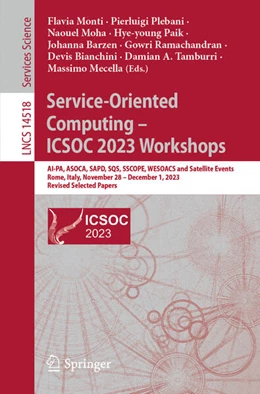 Abbildung von Monti / Plebani | Service-Oriented Computing – ICSOC 2023 Workshops | 1. Auflage | 2024 | beck-shop.de