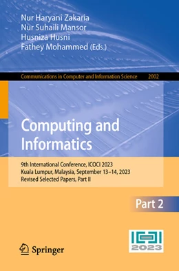 Abbildung von Zakaria / Mansor | Computing and Informatics | 1. Auflage | 2024 | beck-shop.de