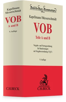 Abbildung von Kapellmann / Messerschmidt | VOB Teile A und B | 9. Auflage | 2025 | Band 58 | beck-shop.de