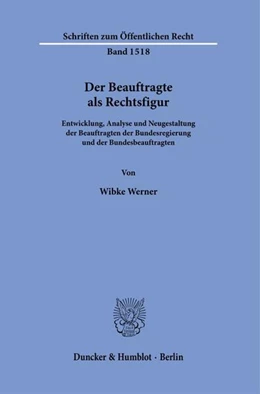 Abbildung von Werner | Der Beauftragte als Rechtsfigur. | 1. Auflage | 2024 | beck-shop.de