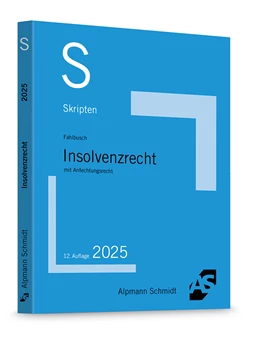 Abbildung von Fahlbusch | Skript Insolvenzrecht | 12. Auflage | 2025 | beck-shop.de