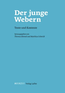 Abbildung von Ahrend / Schmidt | Der junge Webern | 1. Auflage | 2015 | beck-shop.de