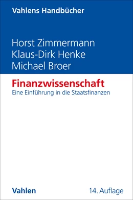 Abbildung von Zimmermann / Henke | Finanzwissenschaft | 14. Auflage | 2024 | beck-shop.de