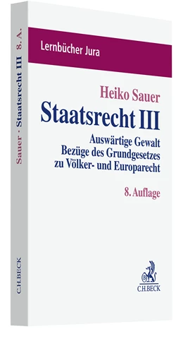 Abbildung von Sauer | Staatsrecht III | 8. Auflage | 2024 | beck-shop.de