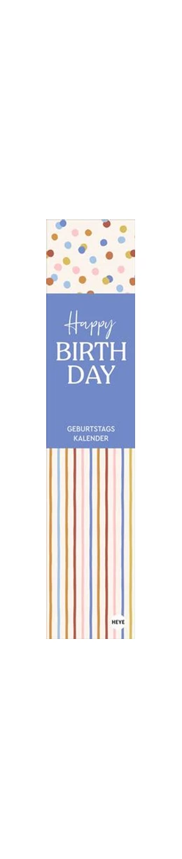 Abbildung von Design Geburtstagskalender Langplaner mini | 1. Auflage | 2024 | beck-shop.de