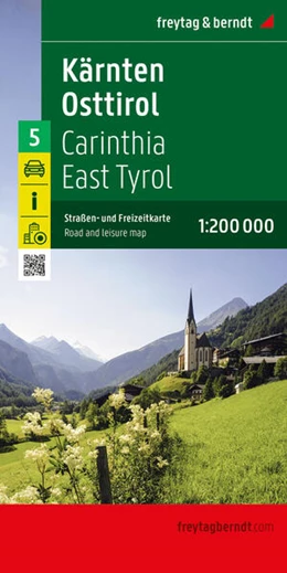 Abbildung von Freytag & Berndt | Kärnten - Osttirol, Straßen- und Freizeitkarte 1:200.000, freytag & berndt | 1. Auflage | 2024 | beck-shop.de