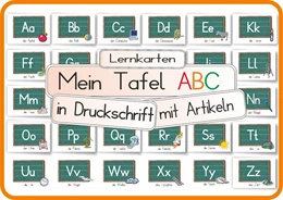 Abbildung von Momm / E&Z Verlag Gmbh | Mein Tafel ABC in Druckschrift mit Artikeln | 1. Auflage | 2024 | beck-shop.de