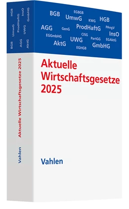 Abbildung von Aktuelle Wirtschaftsgesetze 2025 | 17. Auflage | 2025 | beck-shop.de