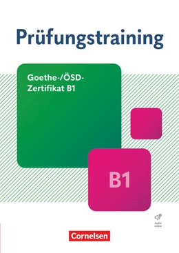 Abbildung von Prüfungstraining DaF - Goethe-/ÖSD-Zertifikat B1. Übungsbuch mit Lösungen und Audios als Download | 1. Auflage | 2024 | beck-shop.de