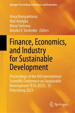 Abbildung von Rumyantseva / Anyigba | Finance, Economics, and Industry for Sustainable Development | 1. Auflage | 2024 | beck-shop.de