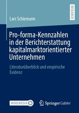 Abbildung von Schiemann | Pro-forma-Kennzahlen in der Berichterstattung kapitalmarktorientierter Unternehmen | 1. Auflage | 2024 | beck-shop.de