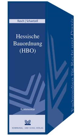 Abbildung von Rasch / Schaetzell | Hessische Bauordnung (HBO) | 1. Auflage | 2022 | beck-shop.de