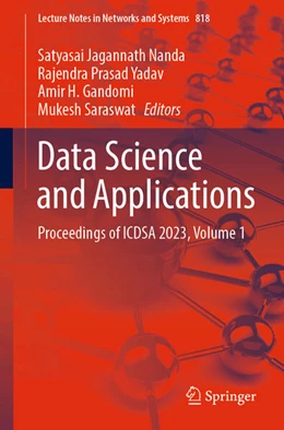 Abbildung von Nanda / Yadav | Data Science and Applications | 1. Auflage | 2024 | beck-shop.de