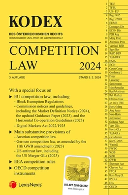 Abbildung von Doralt | KODEX Competition Law 2024 - inkl. App | 3. Auflage | 2024 | beck-shop.de