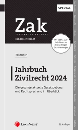 Abbildung von Kolmasch | Zak Jahrbuch Zivilrecht 2024 | 21. Auflage | 2024 | beck-shop.de