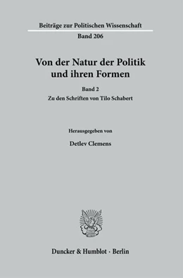 Abbildung von Clemens | Von der Natur der Politik und ihren Formen. | 1. Auflage | 2024 | beck-shop.de