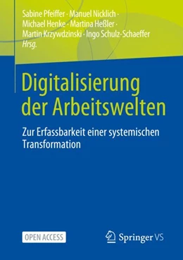 Abbildung von Pfeiffer / Nicklich | Digitalisierung der Arbeitswelten | 1. Auflage | 2024 | beck-shop.de