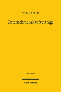 Abbildung von Korch | Unternehmenskaufverträge | 1. Auflage | 2024 | 277 | beck-shop.de