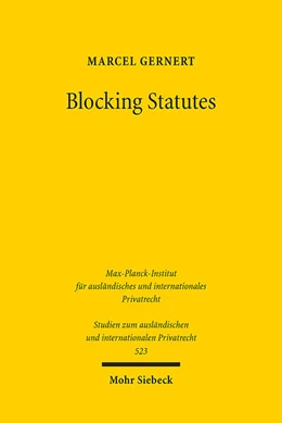 Abbildung von Gernert | Blocking Statutes | 1. Auflage | 2024 | 523 | beck-shop.de