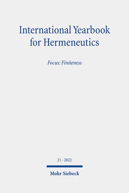 Abbildung von van der Heiden / Novokhatko | International Yearbook for Hermeneutics | 1. Auflage | 2024 | 21 | beck-shop.de