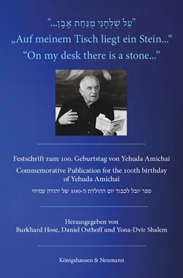 Abbildung von Hose / Osthoff | »Auf meinem Tisch liegt ein Stein...« »On my desk there is a stone...« | 1. Auflage | 2024 | beck-shop.de