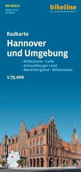 Abbildung von Verlag | Radkarte Hannover und Umgebung (RK-NDS13) | 3. Auflage | 2024 | beck-shop.de