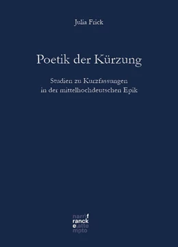 Abbildung von Frick | Poetik der Kürzung | 1. Auflage | 2024 | beck-shop.de