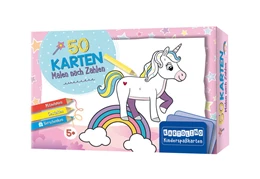 Abbildung von 50 Karten Malen nach Zahlen - Regenbogenwelt | 1. Auflage | 2024 | beck-shop.de