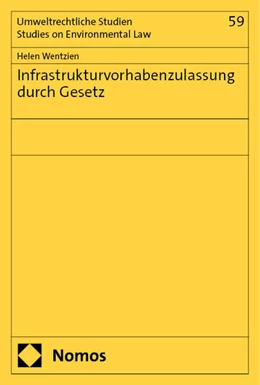 Abbildung von Wentzien | Infrastrukturvorhabenzulassung durch Gesetz | 1. Auflage | 2024 | 59 | beck-shop.de