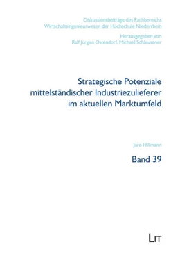 Abbildung von Hillmann | Strategische Potenziale mittelständischer Industriezulieferer im aktuellen Marktumfeld | 1. Auflage | 2024 | beck-shop.de