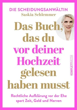 Abbildung von Schlemmer | Das Buch, das du vor deiner Hochzeit gelesen haben musst | 1. Auflage | 2024 | beck-shop.de