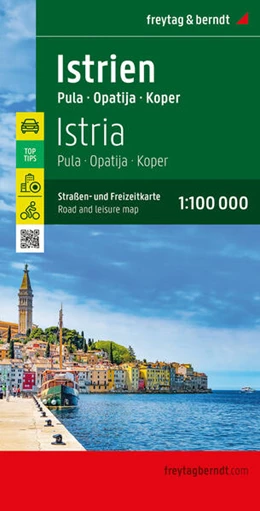 Abbildung von Freytag & Berndt | Istrien, Straßen- und Freizeitkarte 1:100.000, freytag & berndt | 1. Auflage | 2024 | beck-shop.de