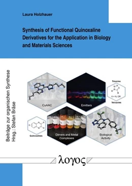 Abbildung von Holzhauer | Synthesis of Functional Quinoxaline Derivatives for the Application in Biology and Materials Sciences | 1. Auflage | 2024 | 105 | beck-shop.de