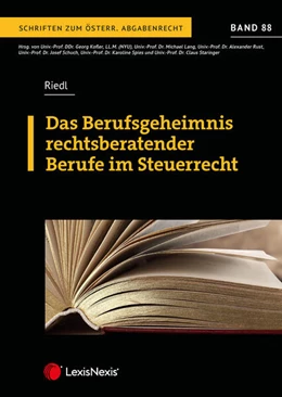 Abbildung von Riedl | Das Berufsgeheimnis rechtsberatender Berufe im Steuerrecht | 1. Auflage | 2024 | beck-shop.de