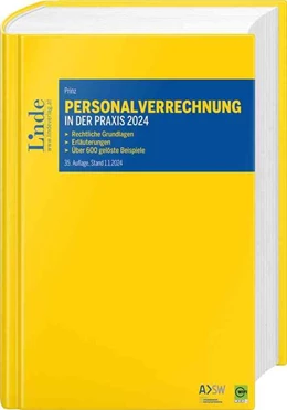 Abbildung von Prinz | Personalverrechnung in der Praxis 2024 | 35. Auflage | 2024 | beck-shop.de