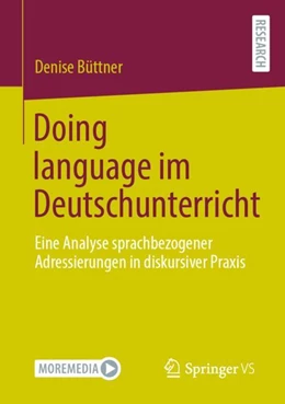 Abbildung von Büttner | Doing language im Deutschunterricht | 1. Auflage | 2024 | beck-shop.de