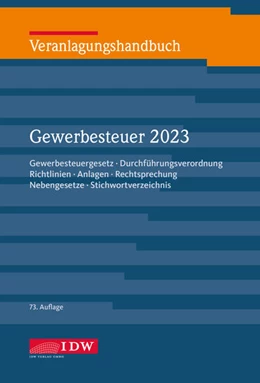 Abbildung von Veranlagungshandbuch Gewerbesteuer 2023 | 73. Auflage | 2024 | beck-shop.de