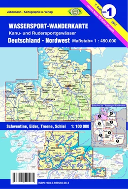 Abbildung von Jübermann | Wassersport-Wanderkarte / Deutschland Nordwest für Kanu- und Rudersport | 8. Auflage | 2024 | beck-shop.de