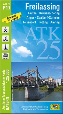 Abbildung von Landesamt für Digitalisierung | ATK25-P17 Freilassing (Amtliche Topographische Karte 1:25000) | 1. Auflage | 2024 | beck-shop.de